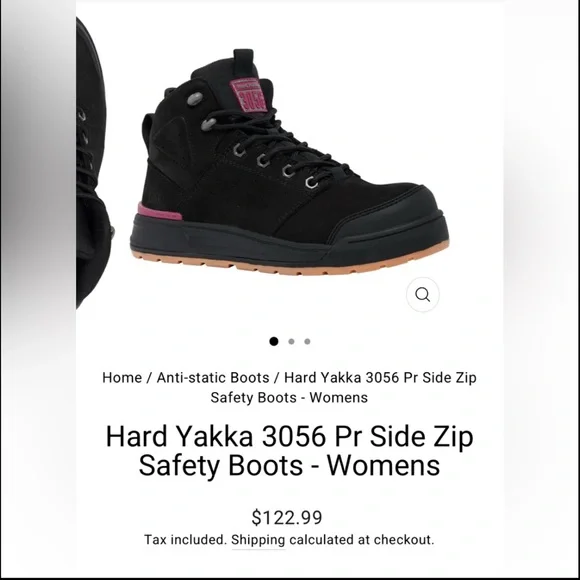 Hard Yakka Composite Safety Boots - Women’s 7.5 - Picture 6 of 6